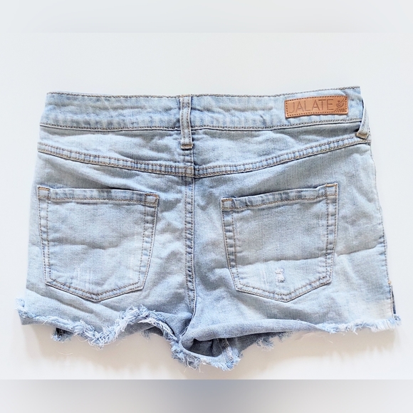 Jalate Distressed Cutoff Denim Jean Shorts Size 7 - Picture 4 of 8